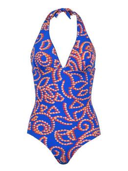 Naturana Badmode Dames Marine Blauw Badpak