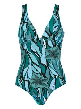 Naturana Badmode Dames Groen Badpak