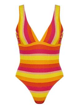Naturana Badmode Dames Rood Badpak