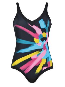Naturana Badmode Dames Zwart Badpak