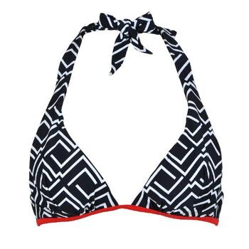 Naturana Badmode Dames Zwart/Wit Voorgevormde Bikinitop