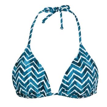 Naturana Badmode Dames Groen/Wit Voorgevormde Bikinitop
