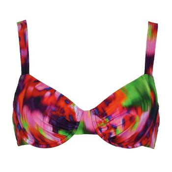 Naturana Badmode Dames Rood/Roze Voorgevormde Bikinitop