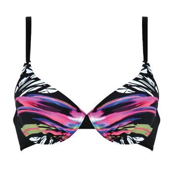 Naturana Badmode Dames Zwart/Wit Voorgevormde Bikinitop