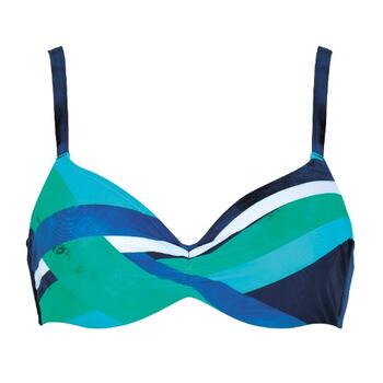 Naturana Badmode Dames Petrol Voorgevormde Bikinitop
