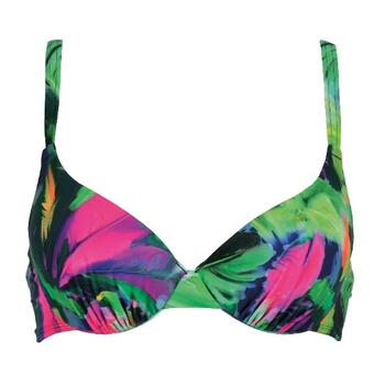 Naturana Badmode Dames Marine Blauw/Roze Voorgevormde Bikinitop