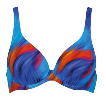 Naturana Badmode Dames Blauw Voorgevormde Bikinitop