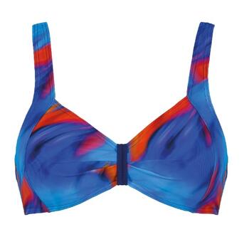 Naturana Badmode Dames Blauw Soft-Cup Bikinitop