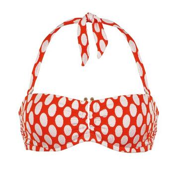 Naturana Badmode Dames Rood Voorgevormde Bikinitop