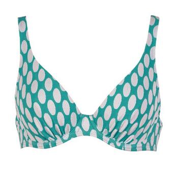 Naturana Badmode Dames Groen Soft-Cup Bikinitop