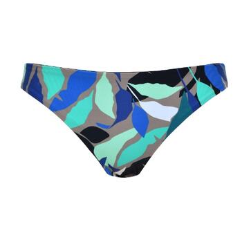 Naturana Badmode Dames Zwart/Khaki Bikini Broekje