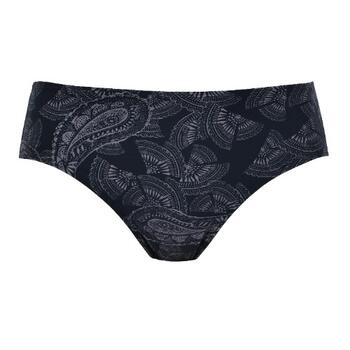 Naturana Badmode Dames Zwart/Bruin Bikini Broekje