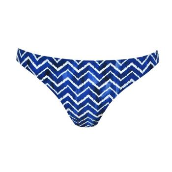 Naturana Badmode Dames Blauw/Wit Bikini Broekje