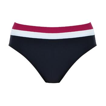 Naturana Badmode Dames Zwart/Paars Bikini Broekje