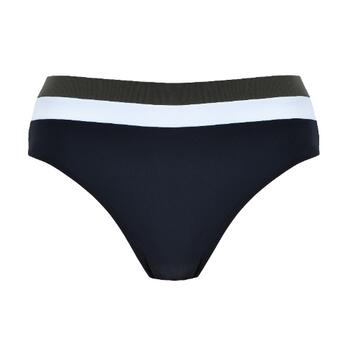 Naturana Badmode Dames Zwart/Khaki Bikini Broekje