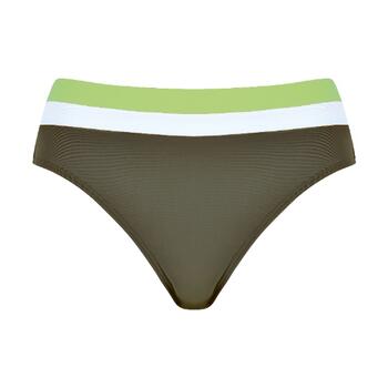 Naturana Badmode Dames Groen/Wit Bikini Broekje