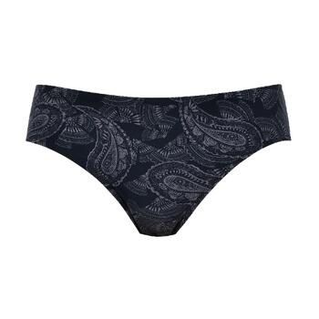 Naturana Badmode Dames Zwart/Bruin Bikini Broekje