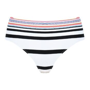 Naturana Badmode Dames Wit/Zwart Bikini Broekje