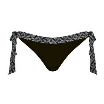 Naturana Badmode Dames Zwart/Print Bikini Broekje