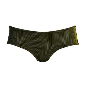 Naturana Badmode Dames Zwart/Geel Bikini Broekje