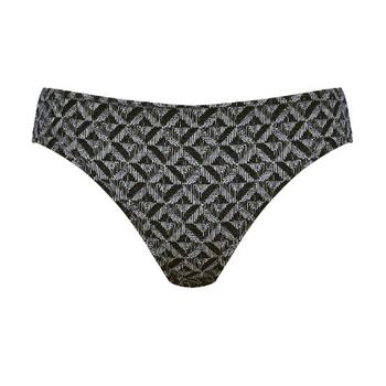 Naturana Badmode Dames Zwart/Print Bikini Broekje