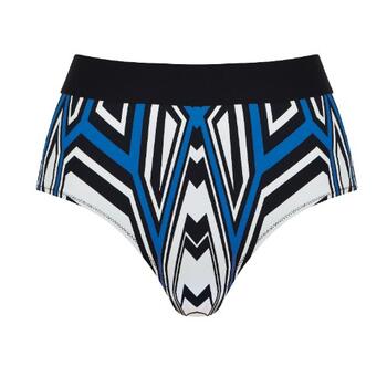 Naturana Badmode Dames Zwart/Multicolor Bikini Broekje