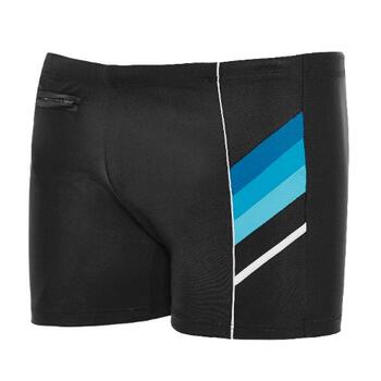 Naturana Badmode Heren Zwart/Blauw Zwemboxer