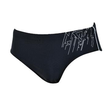 Naturana Badmode Heren Zwart/Wit Zwemslip