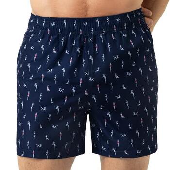 Mey Heren Pin Up Doll Marine Blauw Zwemshort