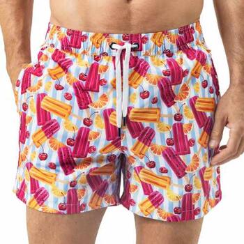 Mey Heren Popsicle Paradise Blauw/Wit Zwemshort