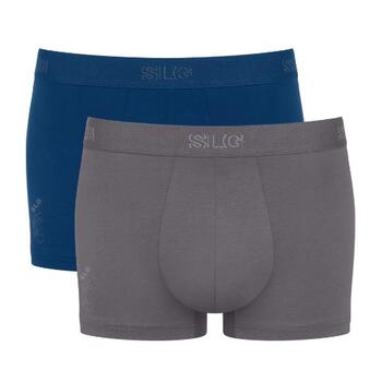 Sloggi Men SLG Base Grijs/Blauw Katoenen Trunk