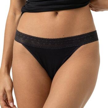 Mey Lingerie Modal Lace Zwart String