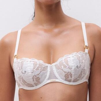 Chantelle Fleurs Signature Wit Niet voorgevormde bh