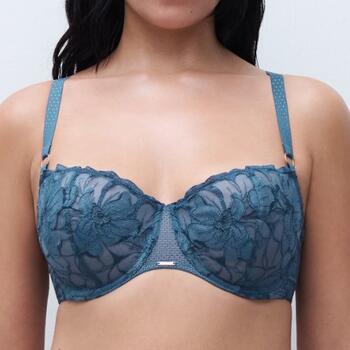 Chantelle Fleurs Signature Jeans Blauw Niet voorgevormde bh