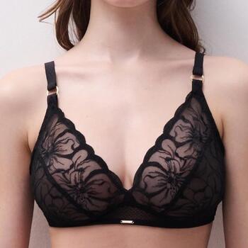 Chantelle Fleurs Zwart Wireless bh