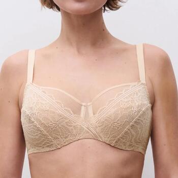 Chantelle Floral Touch Beige Niet voorgevormde bh