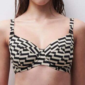 Femilet Badmode Santosa Zwart/Goud Soft-Cup Bikinitop