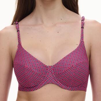 Femilet Badmode Tidra Roze/Print Soft-Cup Bikinitop