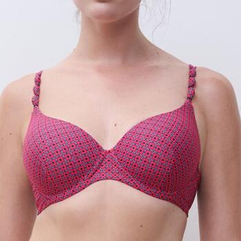 Femilet Badmode Tidra Roze/Print Voorgevormde Bikinitop