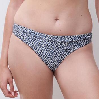 Femilet Badmode Tidra Blauw/Print Bikini Broekje