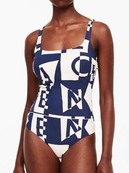 Chantelle Badmode Identity Wit/Marine Blauw Badpak