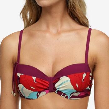 Chantelle Badmode Flowers Paars/Print Voorgevormde Bikinitop