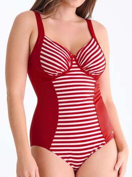 Lisca Swimwear Bondi Beach Rood/Wit Badpak