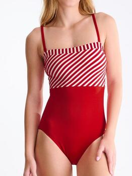 Lisca Swimwear Bondi Beach Rood/Wit Badpak