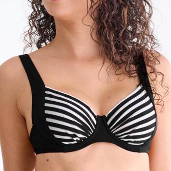 Lisca Swimwear Bondi Beach Zwart/Wit Soft-Cup Bikinitop
