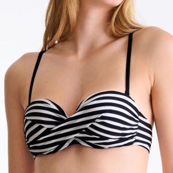 Lisca Swimwear Bondi Beach Zwart/Wit Voorgevormde Bikinitop