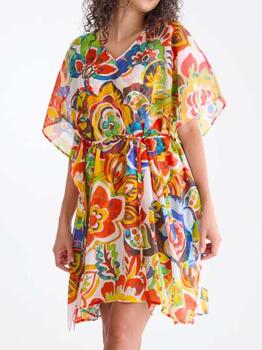 Lisca Swimwear Mexico Roze/Print Kaftan