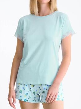 Lisca Bloomy Blauw Shortama