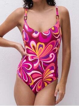 Chantelle Badmode Vita Roze/Print Badpak