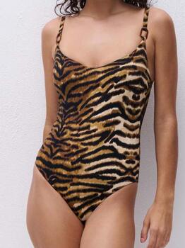 Chantelle Badmode Vita Bruin/Print Badpak